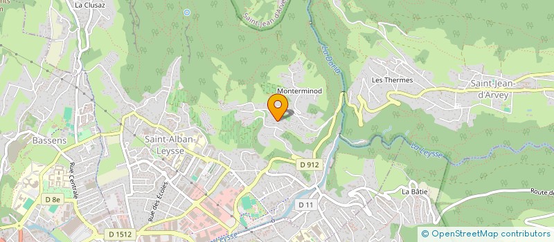 localisation de l'entreprise CETI  SAINT-ALBAN-LEYSSE