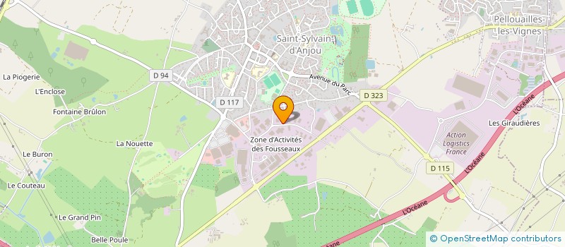 localisation de l'entreprise CETI  VERRIERES-EN-ANJOU