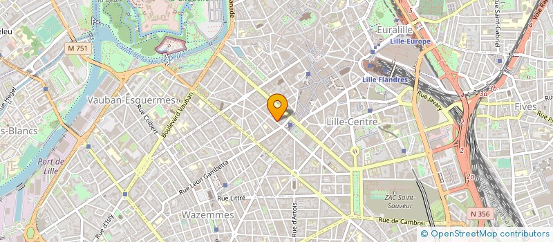 localisation de l'entreprise CETI CENTR ETUD TECHN D INFORM à LILLE