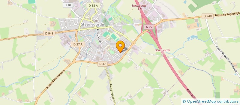 localisation de l'entreprise CETIA  STEENVOORDE