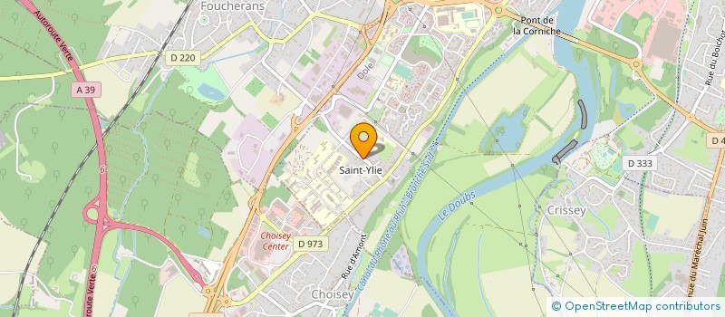 localisation de l'entreprise CETIB à DOLE