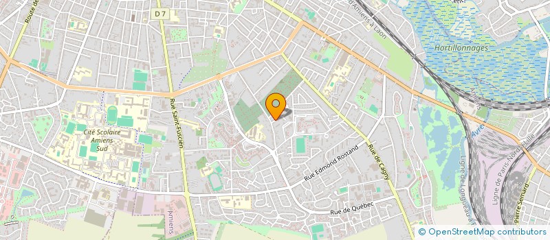 localisation de l'entreprise CETIB  AMIENS