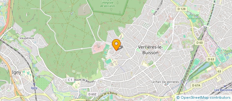 localisation de l'entreprise CETIC à VERRIERES-LE-BUISSON