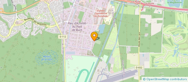 localisation de l'entreprise CETIC BATIMENT à LA TESTE-DE-BUCH