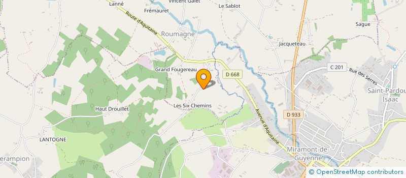 localisation de l'entreprise CETICE  ROUMAGNE