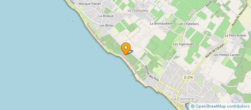 localisation de l'entreprise CETICI  SAINT-PIERRE-D OLERON