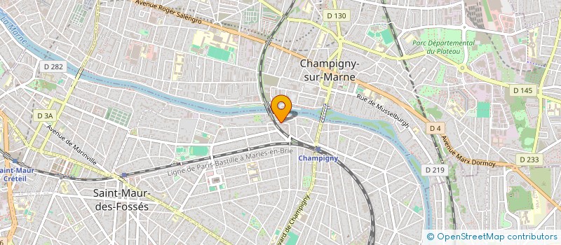 localisation de l'entreprise CETICS à SAINT-MAUR-DES-FOSSES