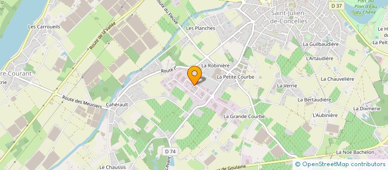 localisation de l'entreprise CETIE à SAINT-JULIEN-DE-CONCELLES