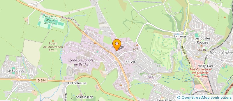 localisation de l'entreprise CETIFA BOUTONNET ET FILS à RODEZ