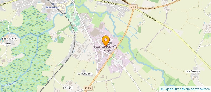 localisation de l'entreprise CETIH MACHECOUL à MACHECOUL-SAINT-MEME