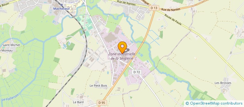 localisation de l'entreprise CETIH ROANNE à MACHECOUL-SAINT-MEME