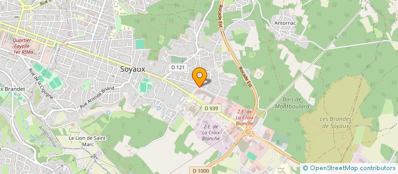 localisation de l'entreprise CETIM à SOYAUX