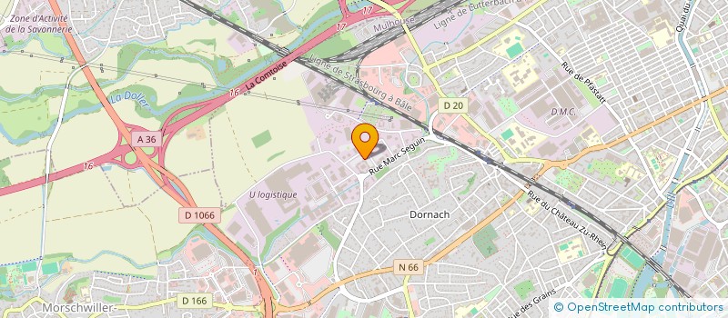 localisation de l'entreprise CETIM GRAND EST à MULHOUSE