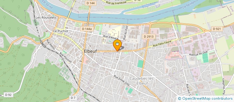 localisation de l'entreprise CETIMA à ELBEUF