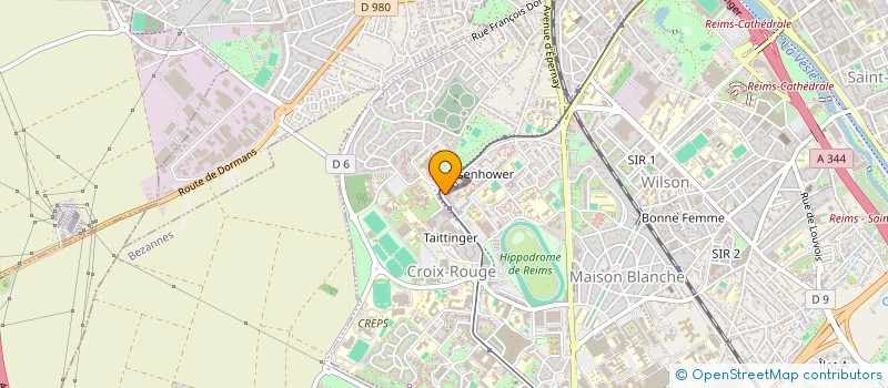 localisation de l'entreprise CETIMA à REIMS
