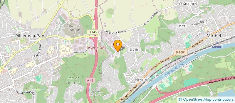 localisation de l'entreprise CETIMO  NEYRON