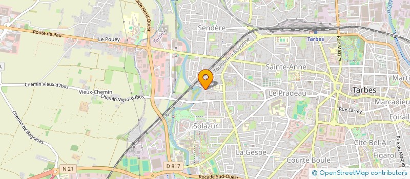 localisation de l'entreprise CETIMO  TARBES