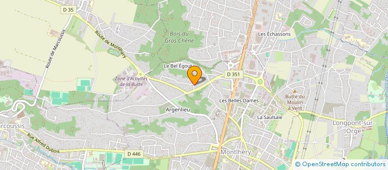 localisation de l'entreprise CETIMO à MONTLHERY