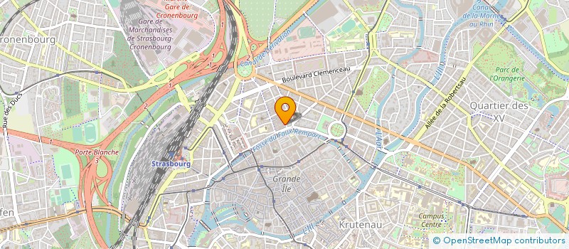 localisation de l'entreprise CETIN ALSA DECO à STRASBOURG
