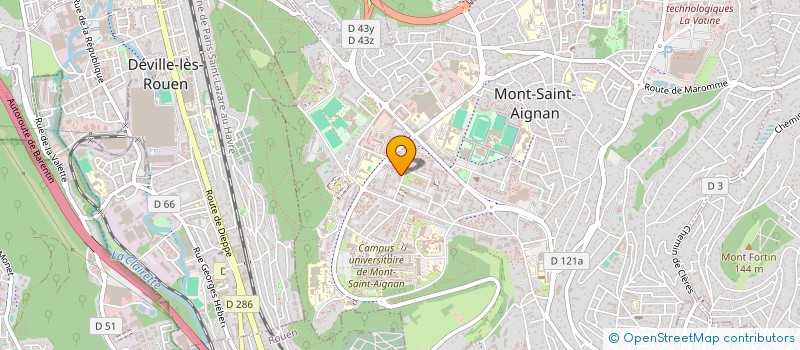 localisation de l'entreprise CETIN CONSTRUCTION  MONT-SAINT-AIGNAN