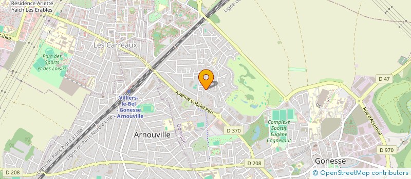 localisation de l'entreprise CETIN FINANCE  GONESSE