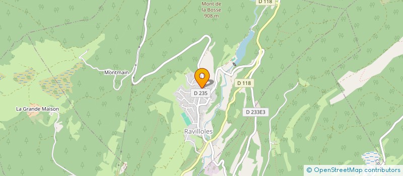 localisation de l'entreprise CETIN FINITION  LAVANS-LES-SAINT-CLAUDE