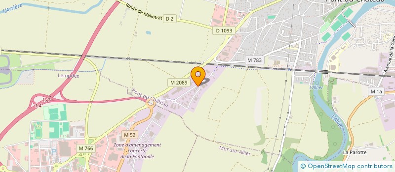 localisation de l'entreprise CETIN & V  PONT-DU-CHATEAU