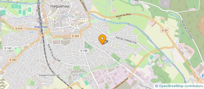 localisation de l'entreprise CETINER  HAGUENAU