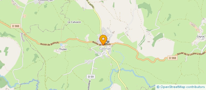 localisation de l'entreprise CETIPA  GABRIAC