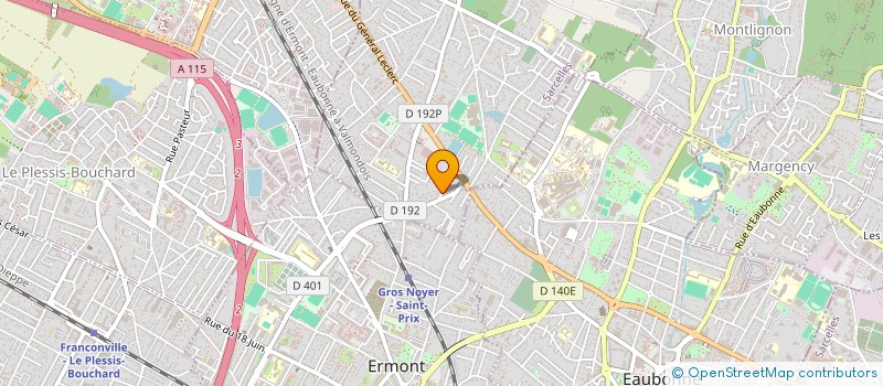 localisation de l'entreprise CETIS à SAINT-PRIX