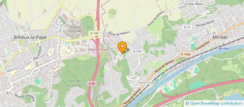localisation de l'entreprise CETIS DEVELOPPEMENT à NEYRON