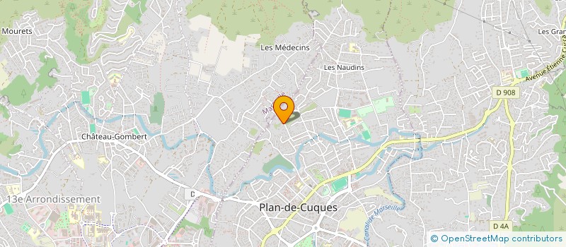 localisation de l'entreprise CETNAR FAMILY  PLAN-DE-CUQUES