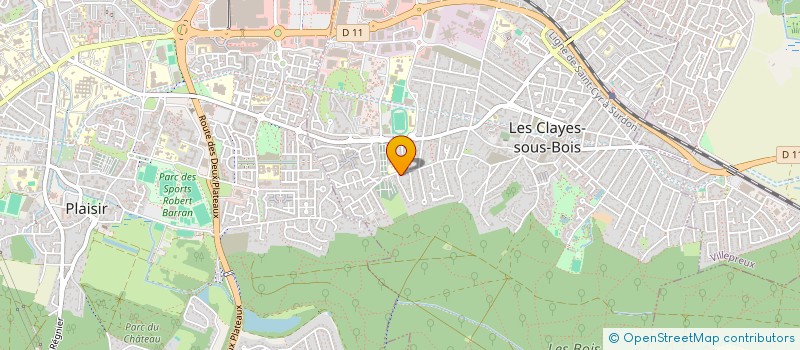 localisation de l'entreprise CETO  LES CLAYES-SOUS-BOIS