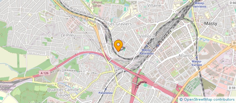 localisation de l'entreprise CETOINE IMMOBILIER  PALAISEAU