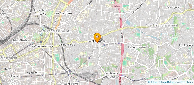 localisation de l'entreprise CETOM  MARSEILLE