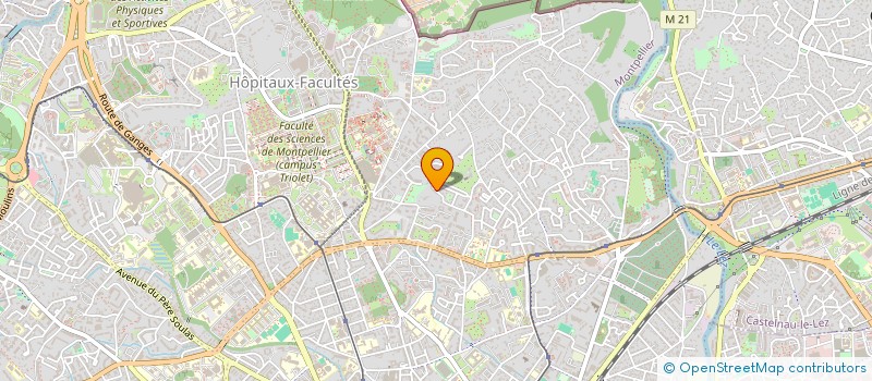 localisation de l'entreprise CETOUBIO à MONTPELLIER