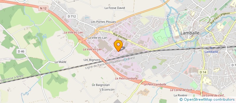 localisation de l'entreprise CETRA PORCS à LAMBALLE-ARMOR