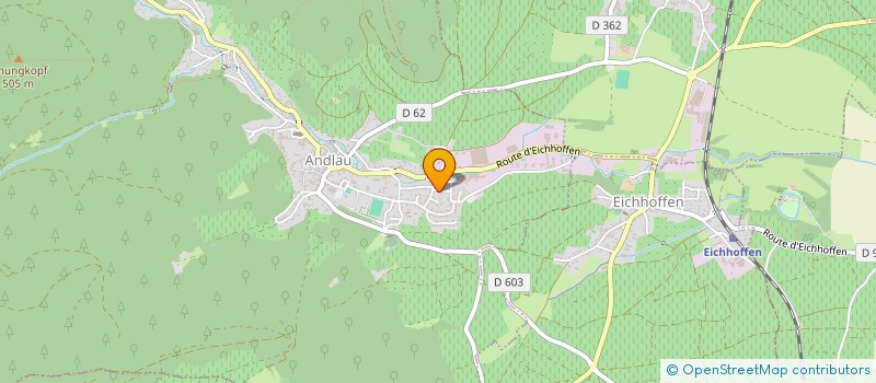 localisation de l'entreprise CETRIB à ANDLAU