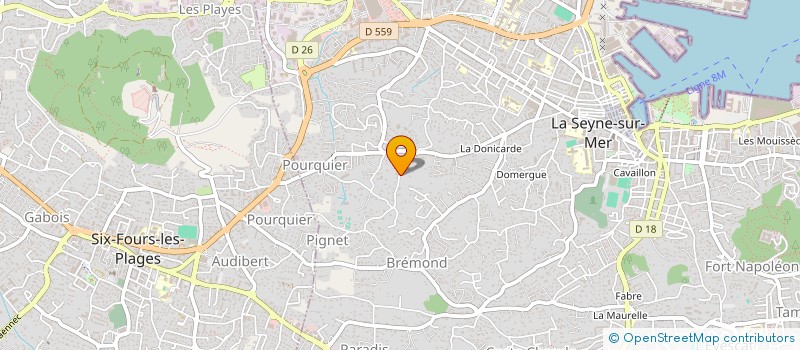 localisation de l'entreprise CETROIZEL  LA SEYNE-SUR-MER