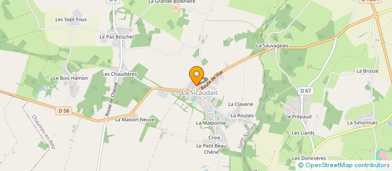 localisation de l'entreprise CETTA à CHAUMES-EN-RETZ