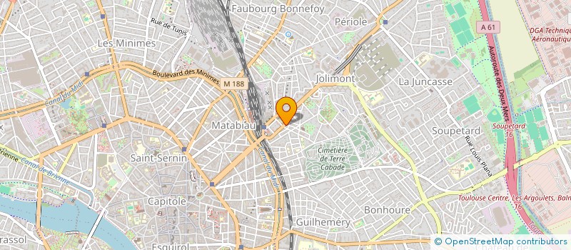 localisation de l'entreprise CETTOLAB à TOULOUSE