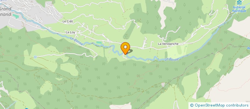 localisation de l'entreprise CEUX D'EN HAUT  LE GRAND-BORNAND