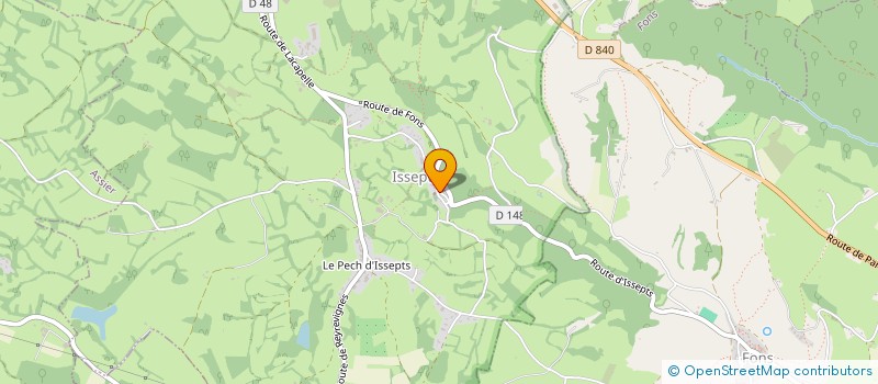 localisation de l'entreprise CEUX DE LA PIERRE MARTINE  LIVERNON