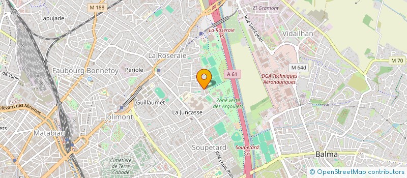 localisation de l'entreprise CEUX DE VERDUN, LEURS DESCENDANTS ET LEURS AMIS à TOULOUSE