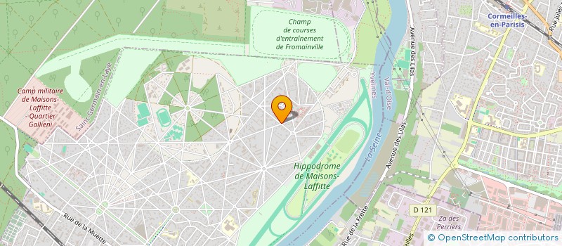 localisation de l'entreprise CEUX QUI CHANTENT DEBOUT à MAISONS-LAFFITTE