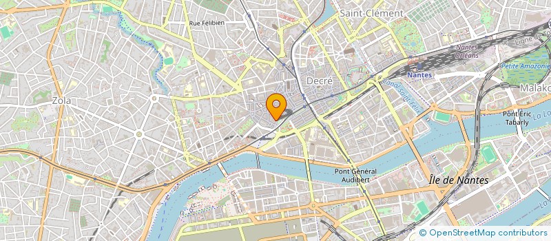 localisation de l'entreprise CEV MARKET à NANTES