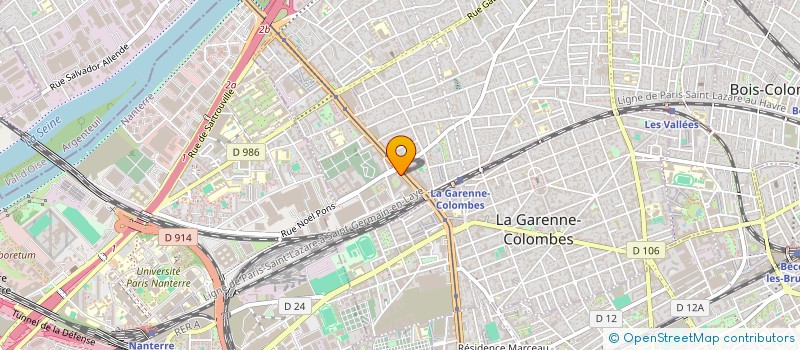 localisation de l'entreprise CEVA 2024 à COLOMBES