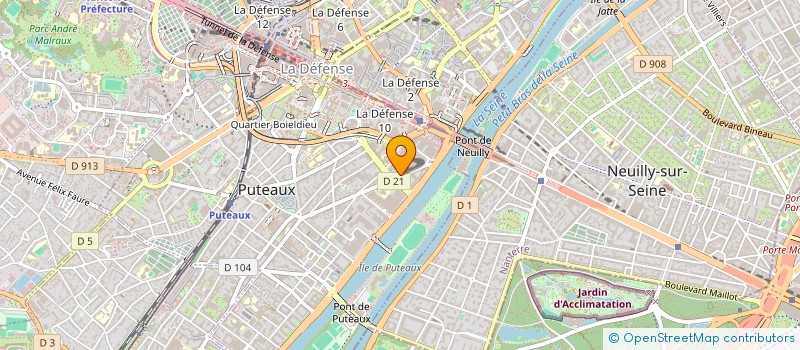 localisation de l'entreprise CEVA FINISHED VEHICLE LOGISTICS LINER à PUTEAUX