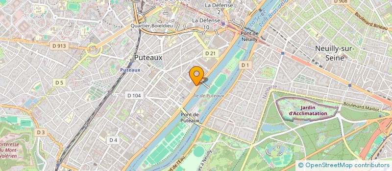 localisation de l'entreprise CEVA INVESTISSEMENTS FRANCE à COURBEVOIE