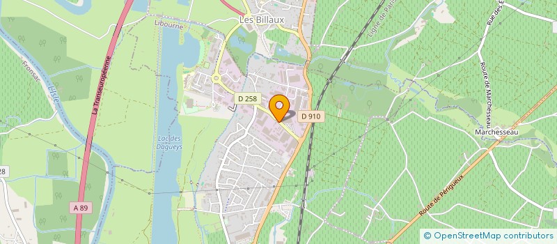 localisation de l'entreprise CEVA SANTE ANIMALE à LIBOURNE